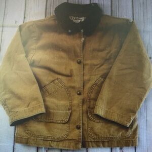 Brown Jacket with Black Collar